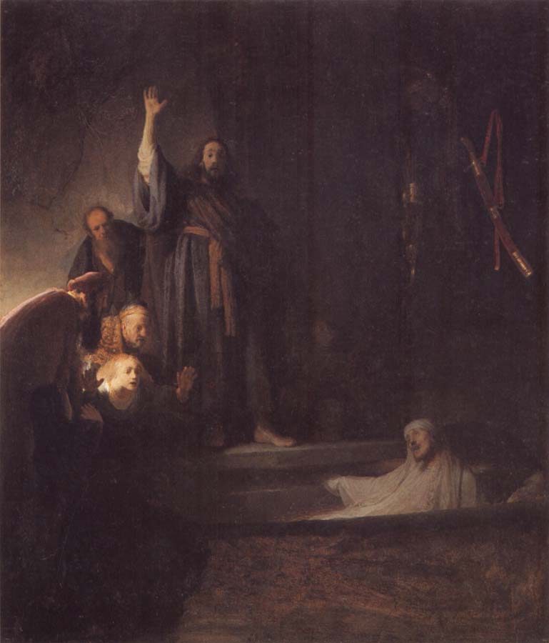 REMBRANDT Harmenszoon van Rijn The Raising of Lazarus